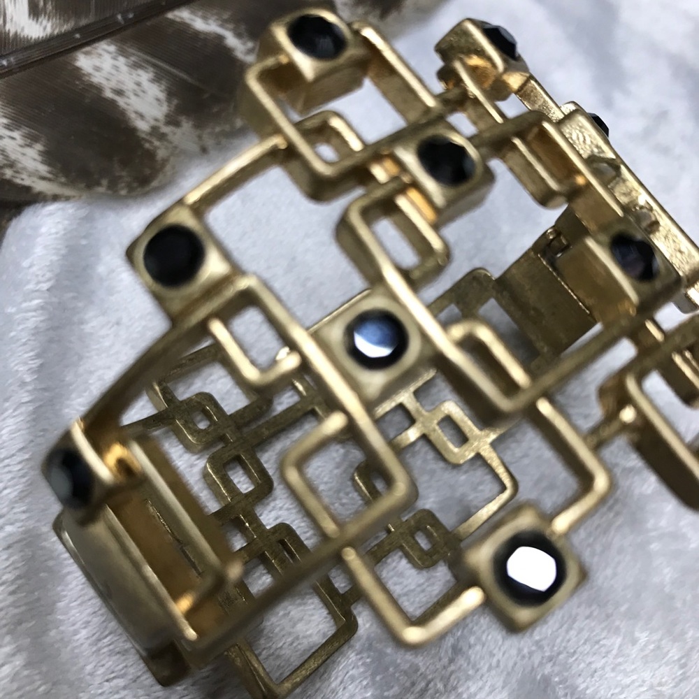 Lia Sophia gold cuff bracelet